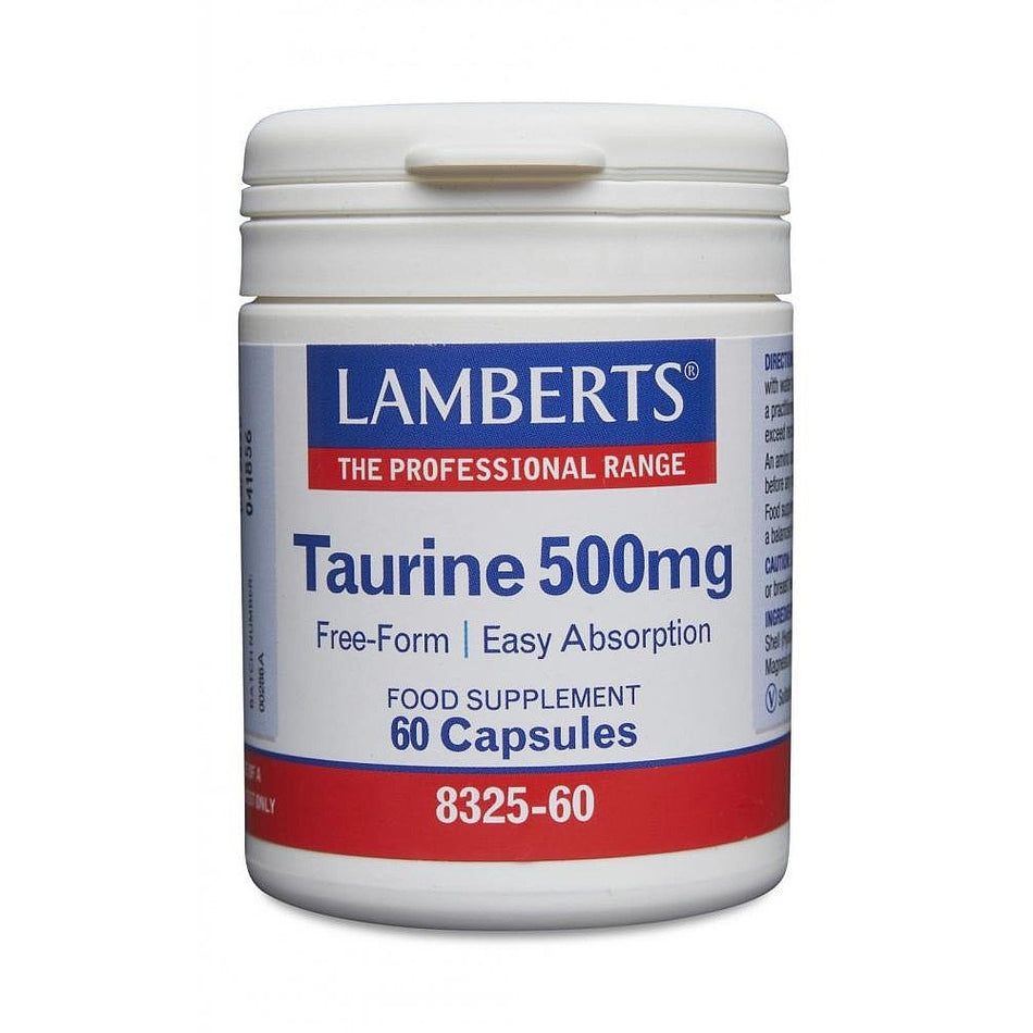 Lamberts Taurine 500mg 60 Capsules