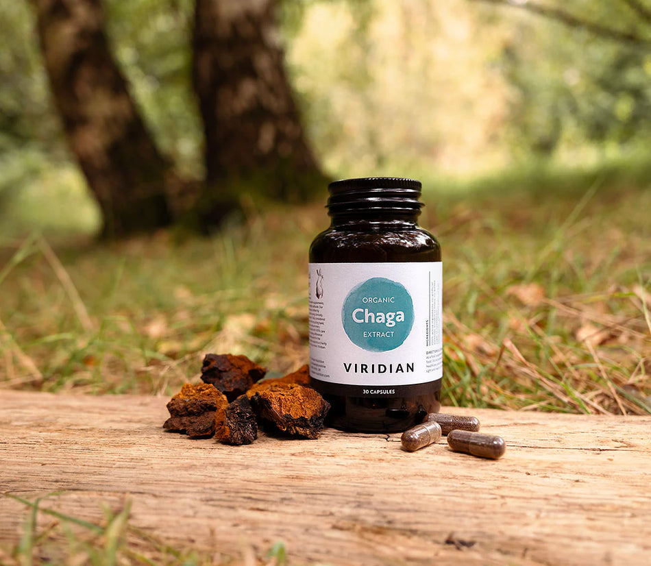 Viridian Organic Chaga Extract 30 Capsules