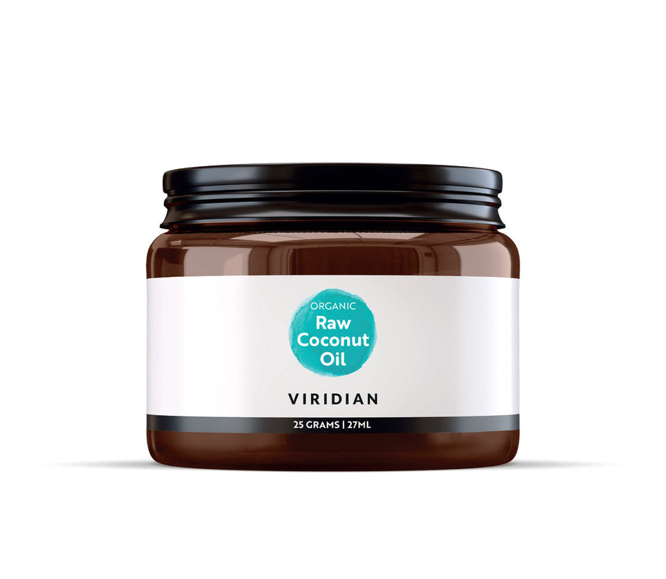 Viridian 100% Organic Raw Virgin Coconut Oil 25g