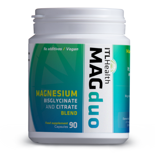 MAGduo Magnesium Bisglycinate & Citrate 90 Capsules