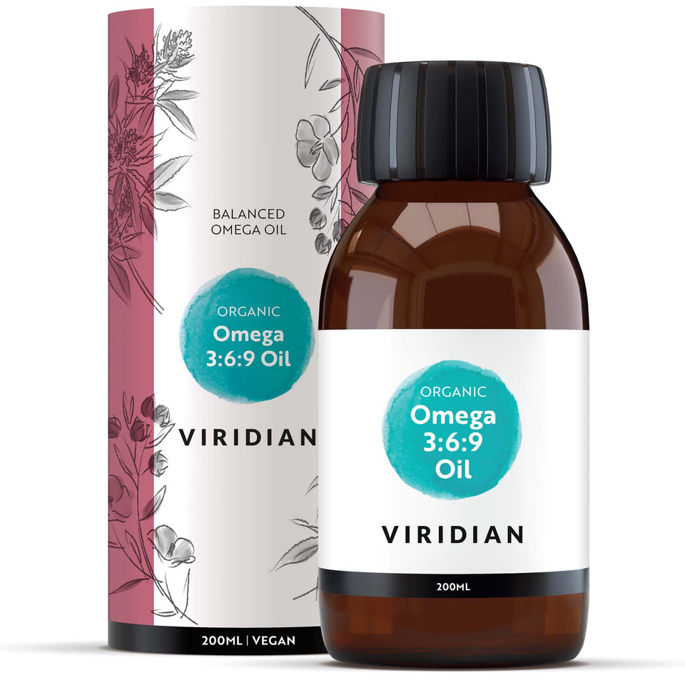 Viridian 100% Organic Omega 3:6:9 Oil 200ml - MicroBio Health™