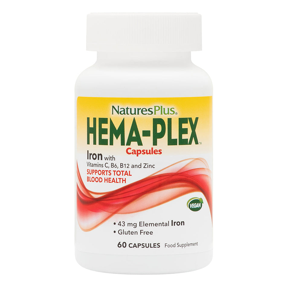 Natures Plus Hema-Plex Iron 60 Capsules