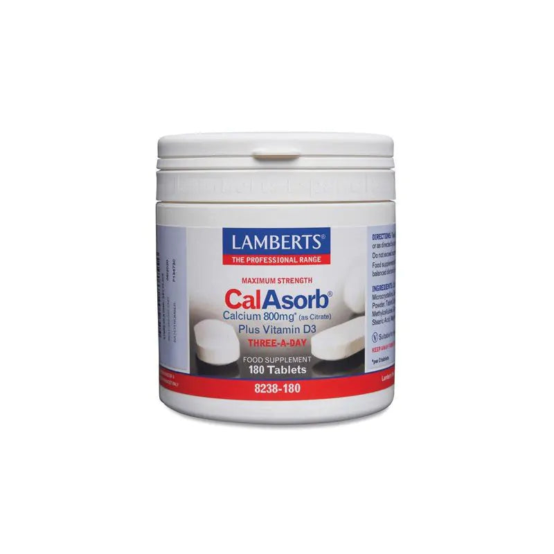 Lamberts CalAsorb Calcium 800mg 180 Tablets