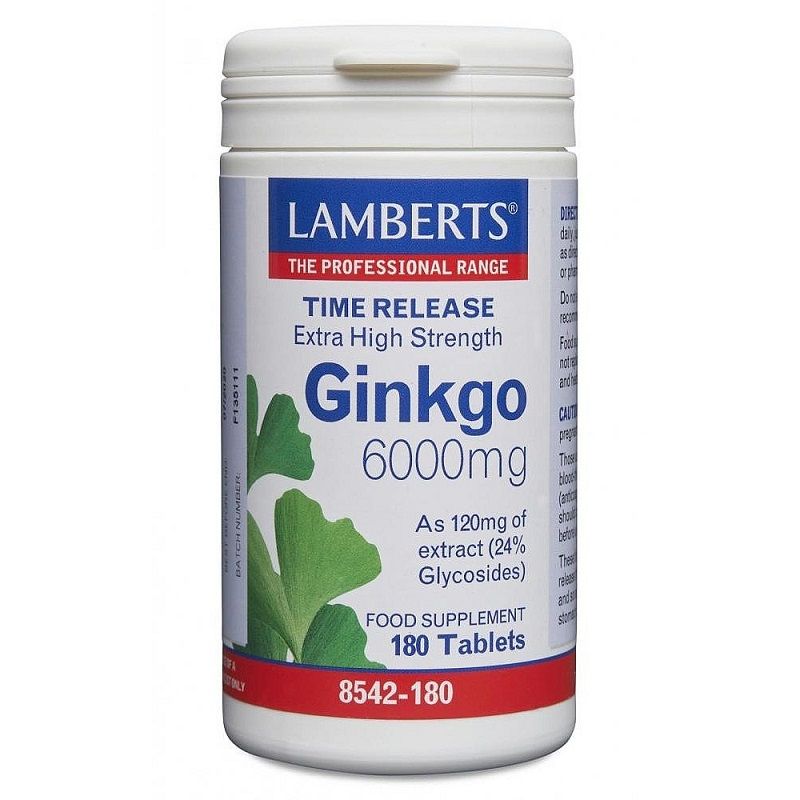 Lamberts Ginkgo 6000mg 180 Tablets