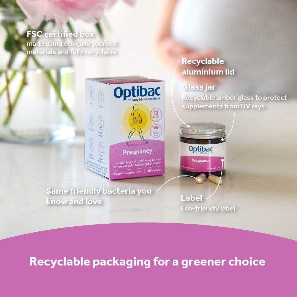 OptiBac For Pregnancy 30 capsules - MicroBio Health