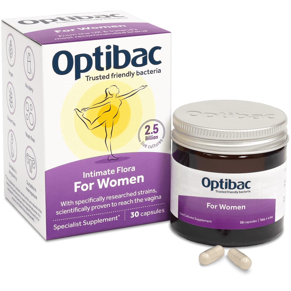 OptiBac For women 30 capsules - MicroBio Health