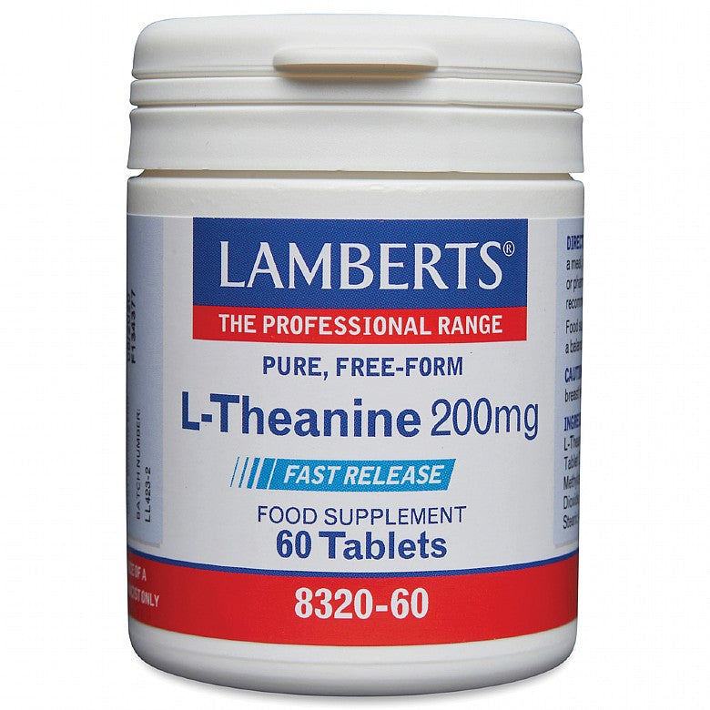 Lamberts L-Theanine 200mg 60 Tablets