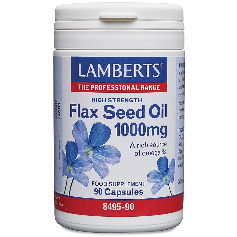 Lamberts Flax Seed Oil 1000mg 90 Capsules