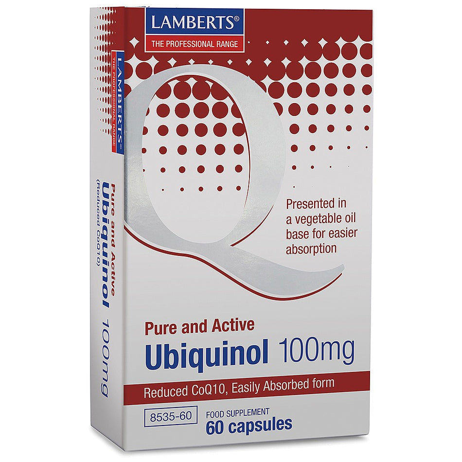 Lamberts Ubiquinol 100mg 60 Capsules