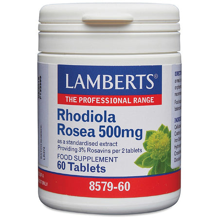 Lamberts Rhodiola Rosea 500mg 60 Tablets - MicroBio Health