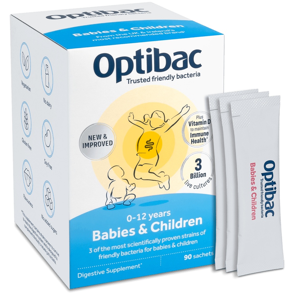 OptiBac For babies & children 90 sachets - MicroBio Health