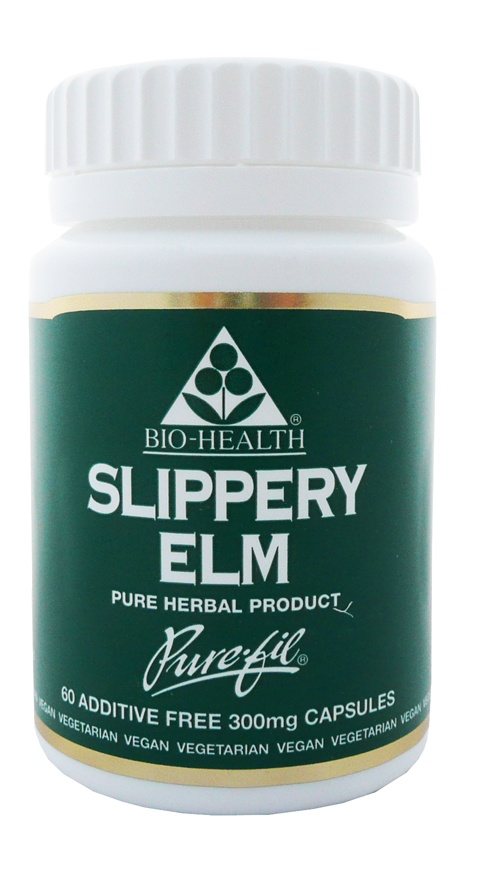 Bio Health Slippery Elm 300mg 60 Capsules