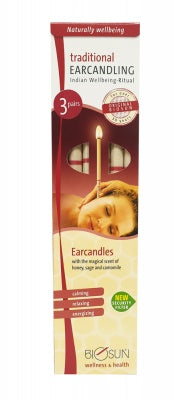 Biosun Traditional Earcandle 3 Pair - MicroBio Health