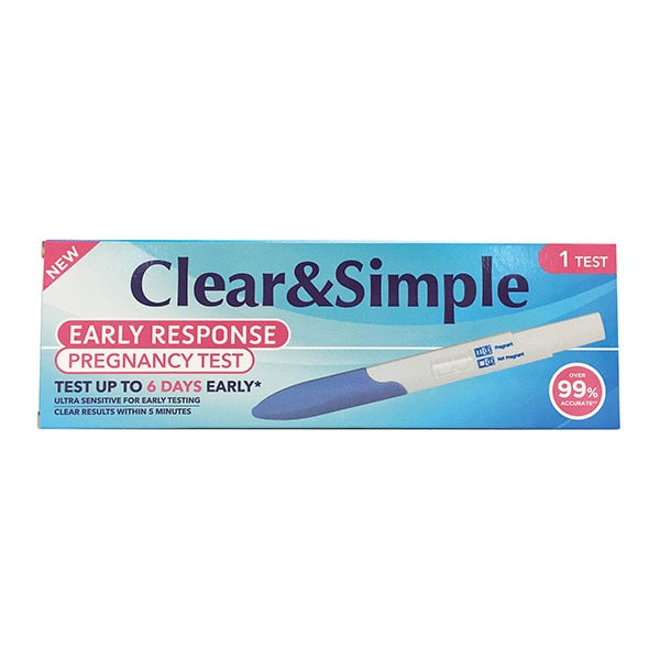 CLEAR & SIMPLE EARLY RESPONSE PREG KIT - MicroBio Health