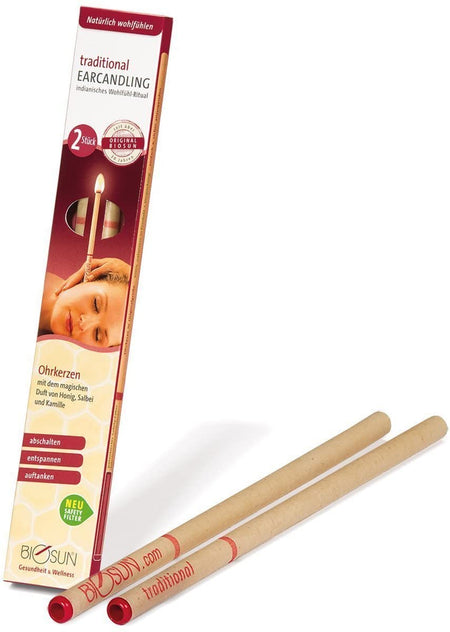 Biosun Traditional Earcandles 1 Pair - MicroBio Health