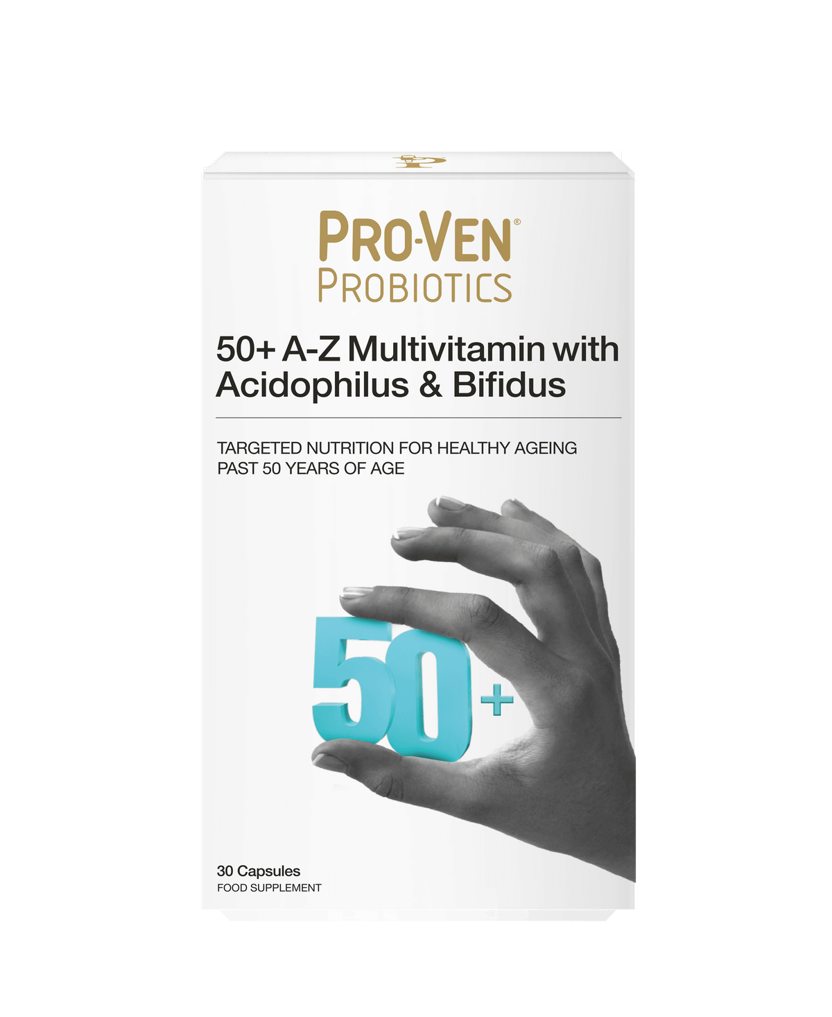 Pro-Ven 50 Plus A-Z Multivitamins with Acidophilus & Bifidus 30 - MicroBio Health