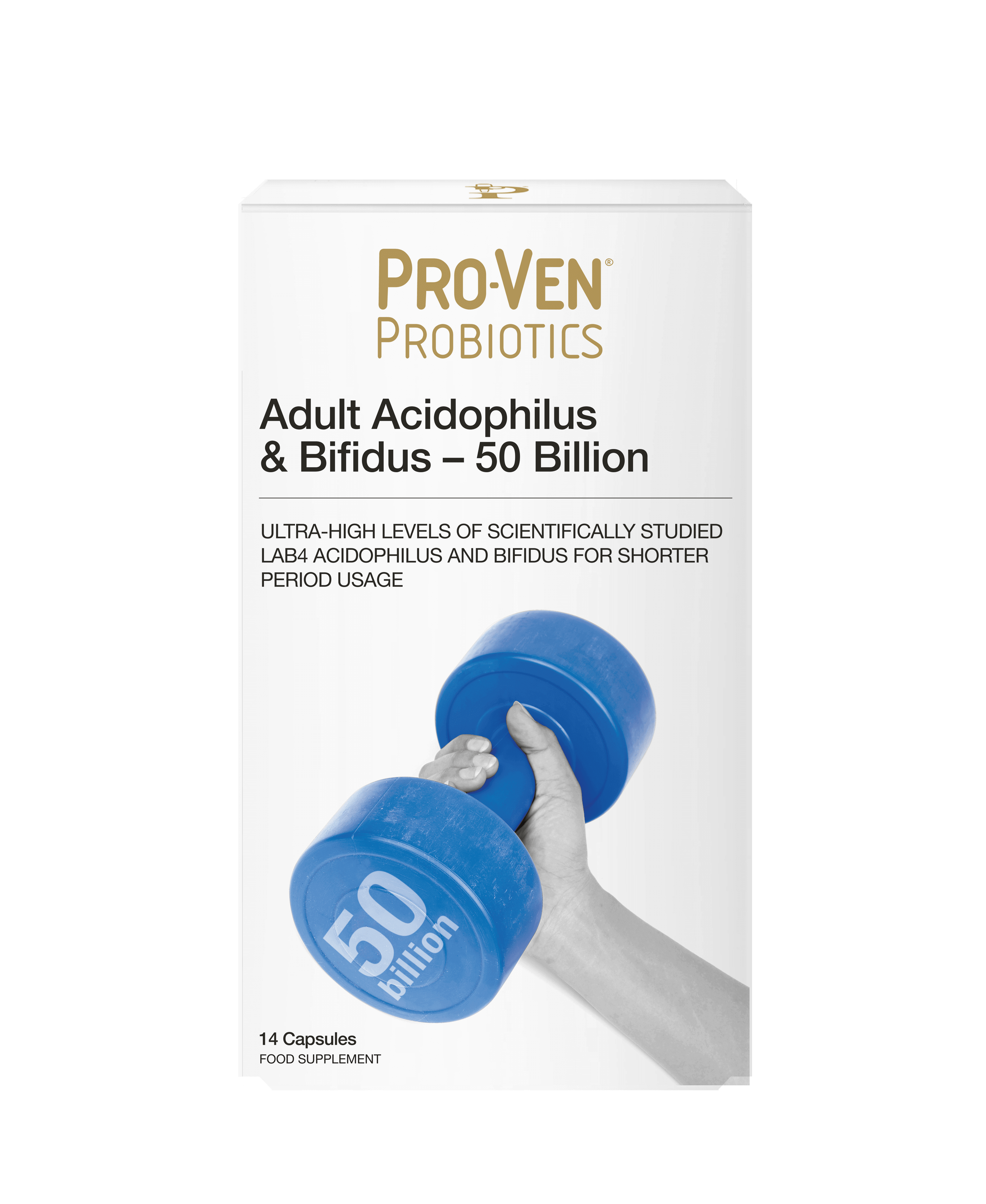 Pro-Ven Adult Acidophilus + Bifidus 50 Billion 7 Caps - MicroBio Health