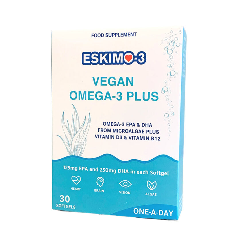 Eskimo 3 Vegan Omega 3 Plus 30 Softgels