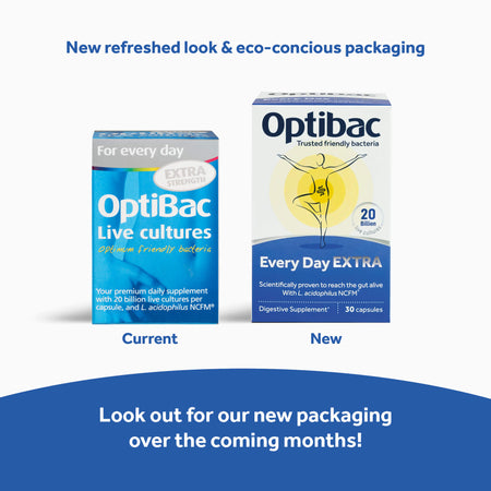 OptiBac For every day EXTRA Strength 30 Capsules - MicroBio Health