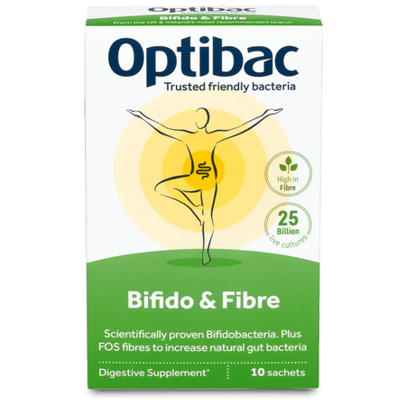 OptiBac Bifidobacteria & fibre 10 sachet - MicroBio Health