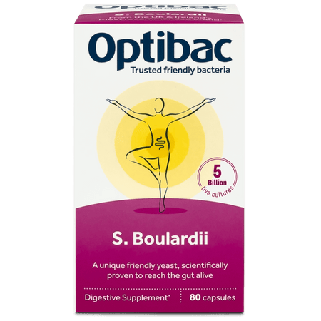 OptiBac Saccharomyces boulardii 80 capsules - MicroBio Health