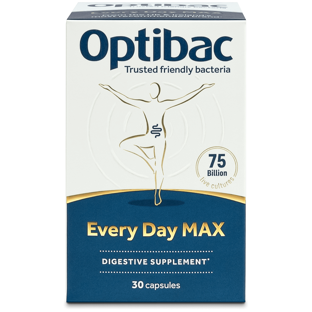 OptiBac For every day MAX 30 capsules - MicroBio Health