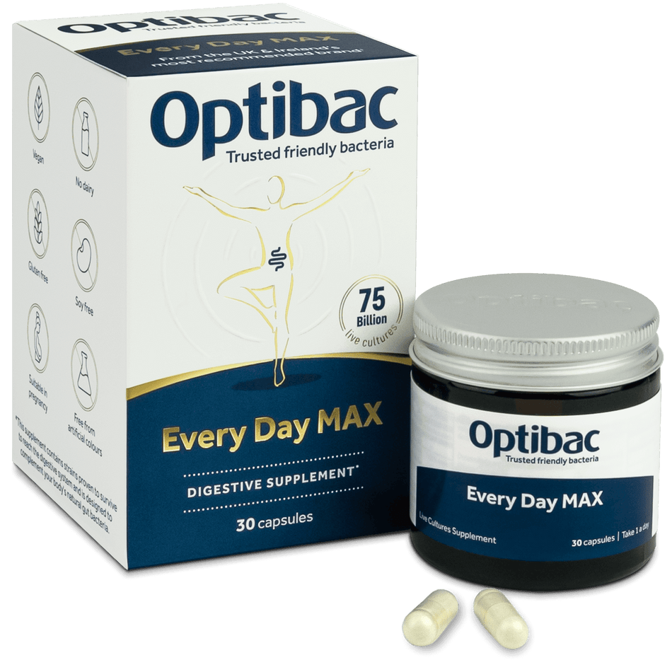 OptiBac For every day MAX 30 capsules - MicroBio Health