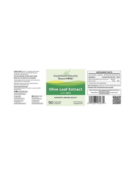 Olive Leaf Extract 90 caps - MicroBio Health