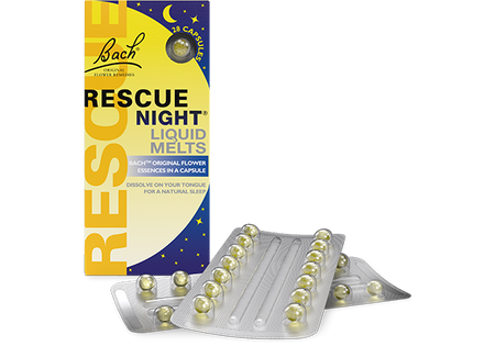 Bach Rescue Night Liquid Melts - 28 Capsules - MicroBio Health