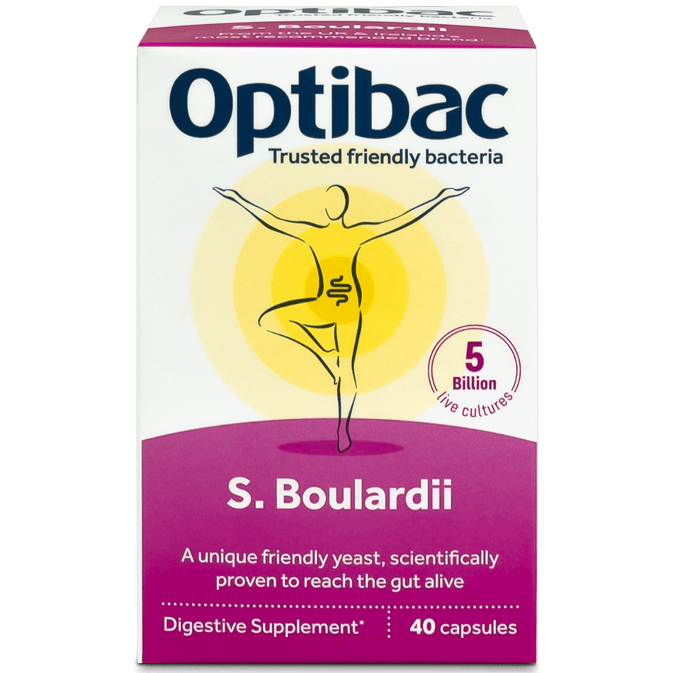 OptiBac Saccharomyces boulardii 40 capsules - MicroBio Health