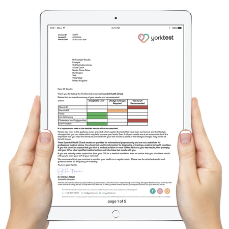 York Test Essential Health Check - MicroBio Health