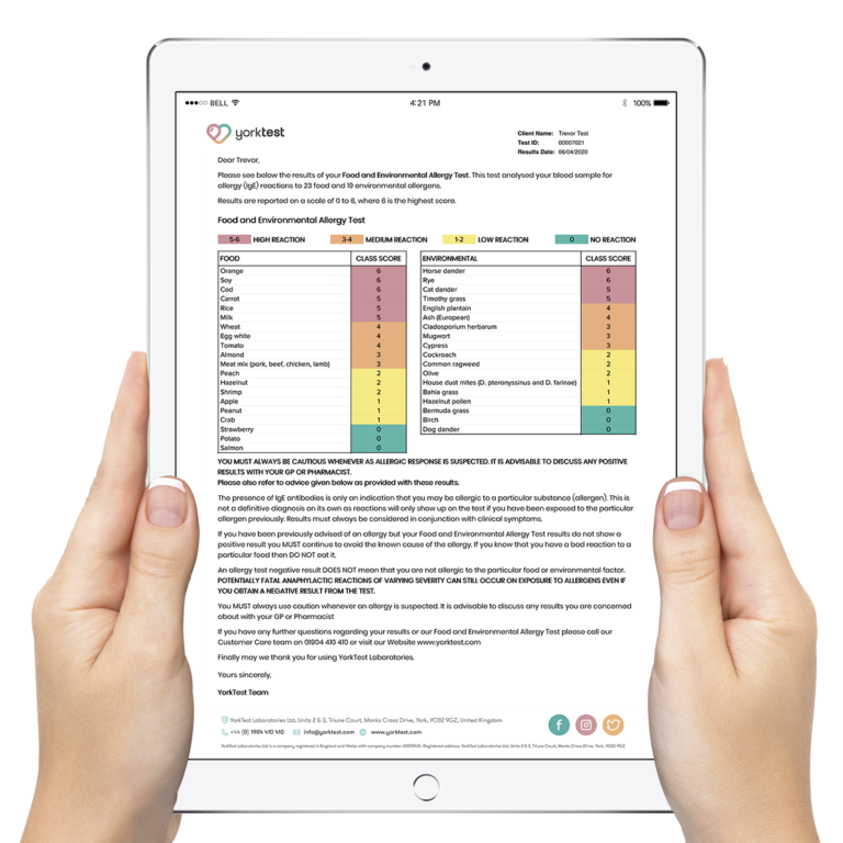 York Test Allergy Test + Consultation - MicroBio Health